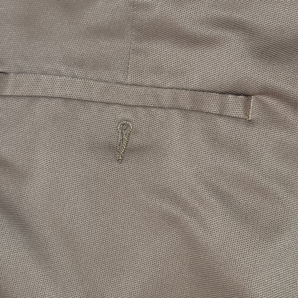 Callaway Mens Tan Khaki Pleated Golf Shorts Size 38 Performance Pique Knit - Picture 10 of 10